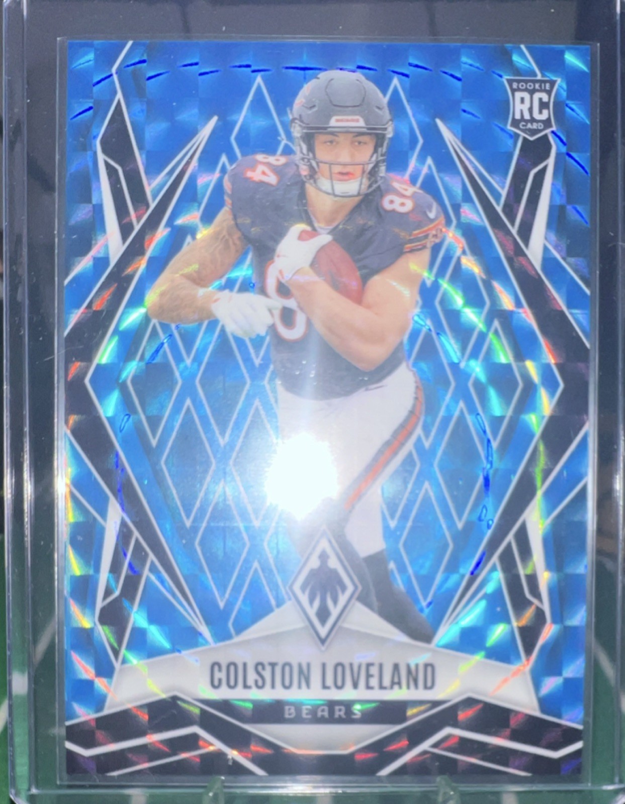 Colston Loveland 2025 Panini Phoenix Rookie Blue /385 Bears #179