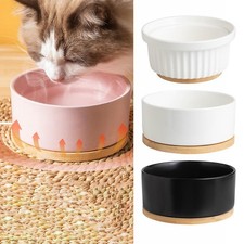 Haustier Heizung Schüssel Wärmer Untersetzer 2 Gang Thermo Untersetzer Tragbar mit Holz