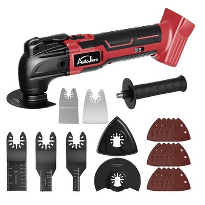 Multi-Functional Cordless Oscillating Tool for Milwaukee 18V Battery 6 Variable