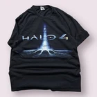 Vintage Men’s Halo 4 Xbox Video Game Promo Shirt Black Sz L Spellout