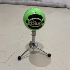 Blue Snowball iCE USB Condenser Microphone Neon Green Streaming Podcast Discord