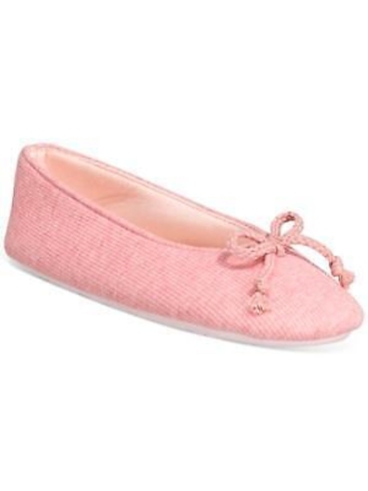 Женские тапочки-слипоны CHARTER CLUB с коралловым бантом и мягким круглым носком без застежки Shoes M 1490₽