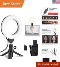 High-Performance 5" Ring Light for Laptops: Perfect for Webcam Streaming