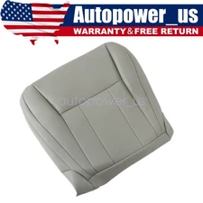 Replacement Fit For 96-02 Toyota 4Runner Driver Bottom Leather Seat Cover Gray