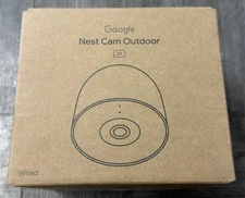 Google Nest Cam Outdoor Wired Security Camera 2nd Gen. 2K HDR GPJ15 (Snow) NEW
