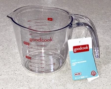 NEW - Good Cook Plastic 2 Cup Liquid Measuring Cup - BPA Free 72125