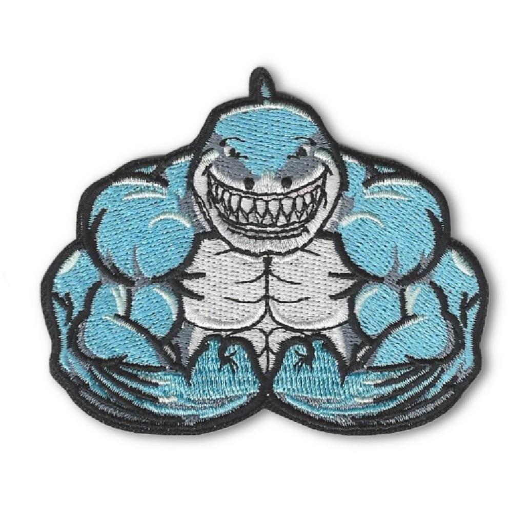 On Patch 2.7" Embroidered Gym Bag Athlete Work Out Biceps Fl