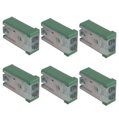 EPLZON 40A 32V Mini Slotted Automotive MCASE Shaped Cartridge Fuse Kit(Pack o...