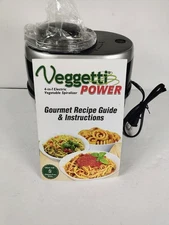 BRAND NEW Veggetti Power "4-in-1 Electric Vegetable Spiralizer" Veggie Spaghetti