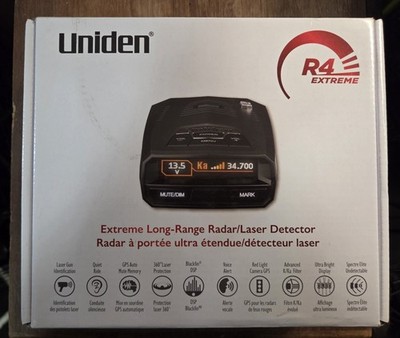 Uniden R4 Hard Carrying Case, Box & Manual: Fits R8, R7, R3, R1, DFR9, DFR8, ETC