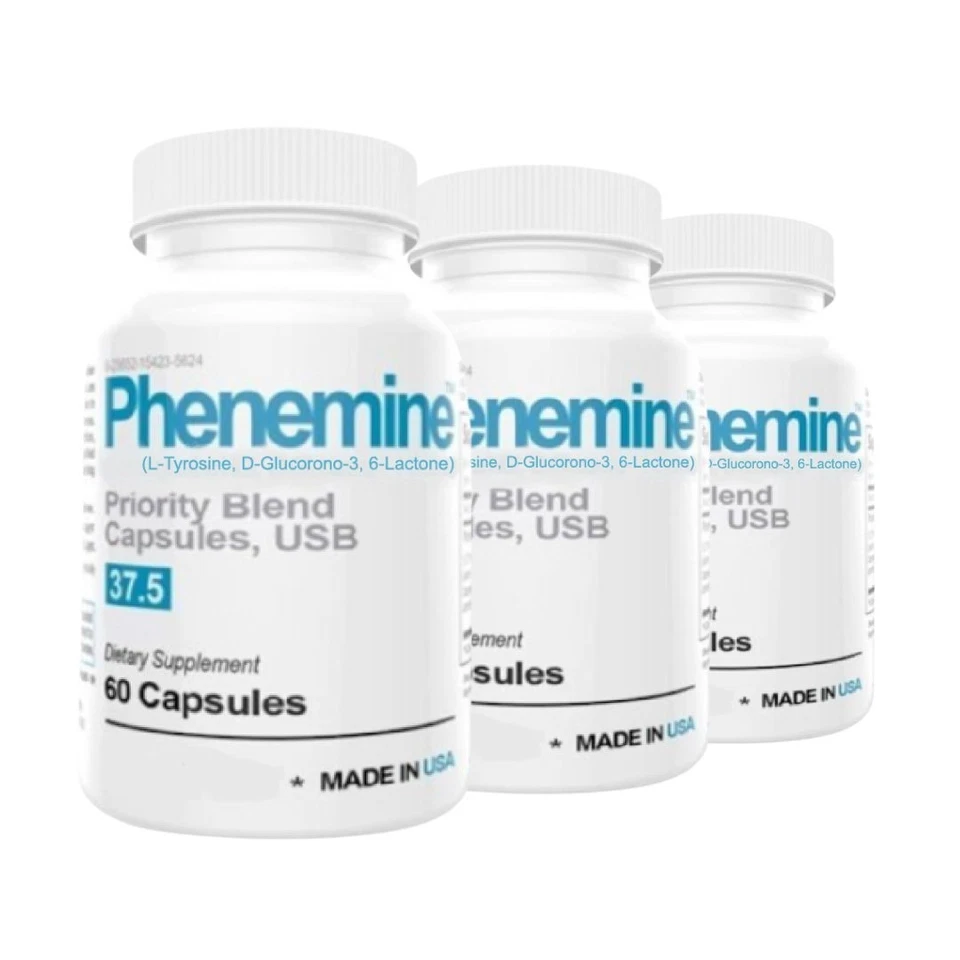 Cápsulas supresoras del apetito para bajar de peso Phenemine 37,5 Foto 4 de 4