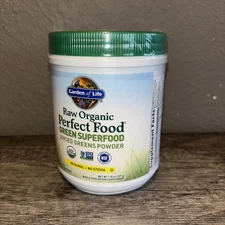 Raw Organic Perfect Food Green Superfood Juiced Greens Powder Original 7.3