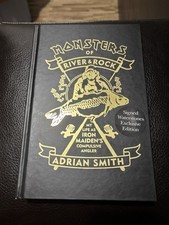 Adrian Smith Iron Maiden Signed Autographed Book Waterstones Rare Hardcover