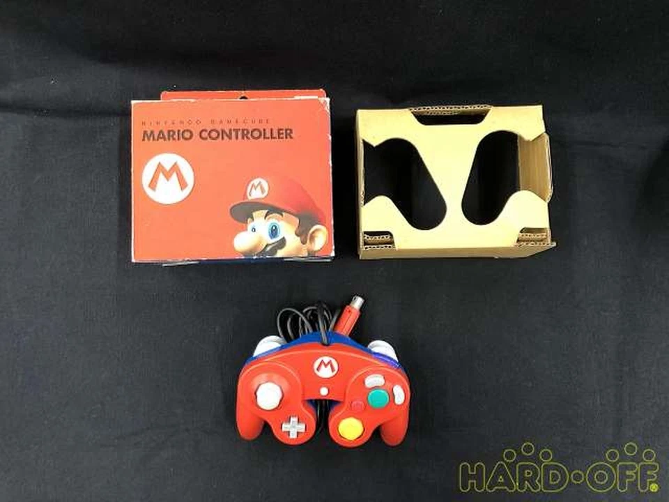 Nintendo GameCube Controller Mario w/Box Club Limited Japan Tested Rare - Image 2 of 4