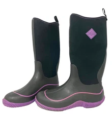 The Original Muck Boots HALE Women’s Neoprene Wellington Boots Black/Pink Sz. 11