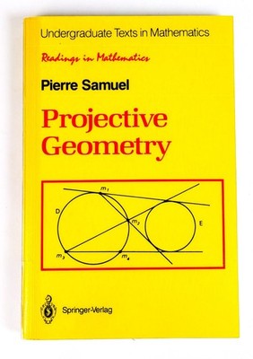 Geometry Mathematics Projective Geometry SC by Pierre Samuel 1988