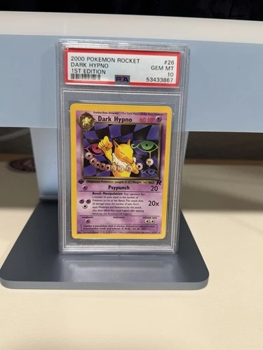 PSA 10 GEM MINT Dark Hypno 26/82 RARE Team Rocket 1ST EDITION Pokemon Card