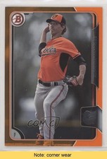 2015 Bowman Draft Orange 18/25 Hunter Harvey #76 READ fm0