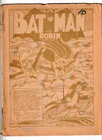 Vintage Coverless DC Comic Book 3 Dimension Adventure Batman with Robin 3-D 1966