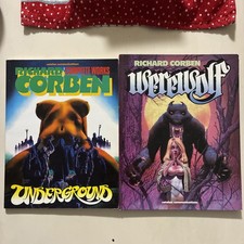 Richard Corben Underground and Werewolf Hardcover Catalan 1985 Oop