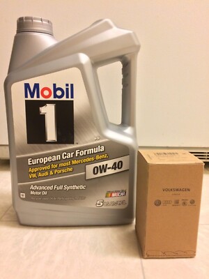 Mobil 1 FS European Car Formula Full Synthetic Motor Oil 0W-40 5 Quart New