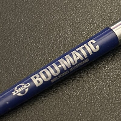 Vintage Ballpoint Pen Bou-Matic Milking Systems Magic Valley Dairy Supply Idaho