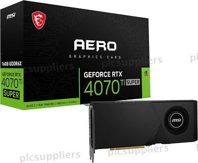 New MSI  NVIDIA GeForce RTX 4070 Ti SUPER 16GB GDRR6X Turbo GPU Graphics Card