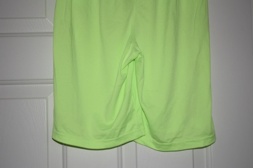 Nike Dri-Fit Youth Size XL Neon Yellow Green Athletic Shorts - Picture 6 of 7