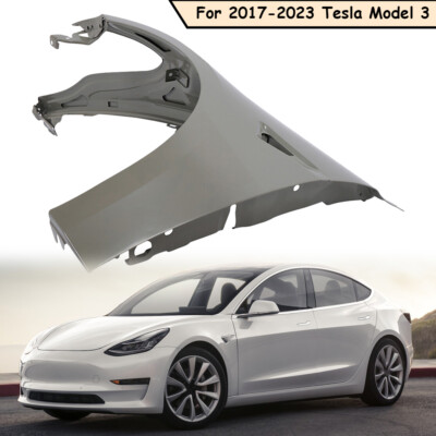Fender Compatible with Tesla Model 3 2017-2023 Front Driver Side Primed