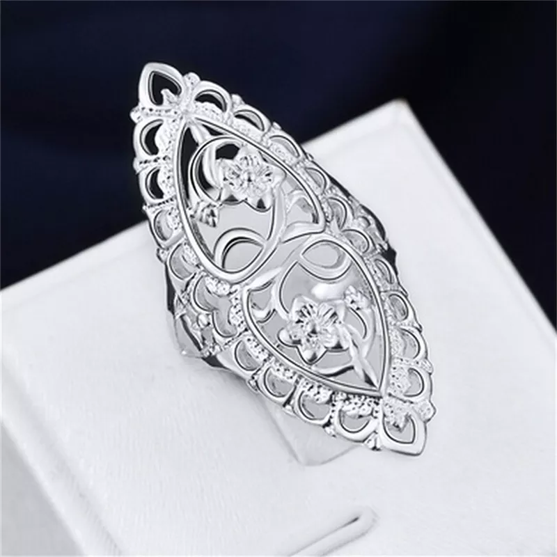 Buy Silver Solitaire Ring For Women : Boldiful