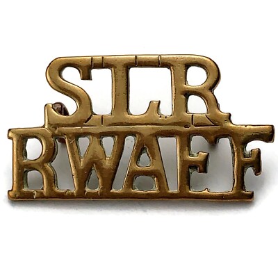 Sierra Leone Regiment SLR Royal West African Frontier Force RWAFF Schultertitel