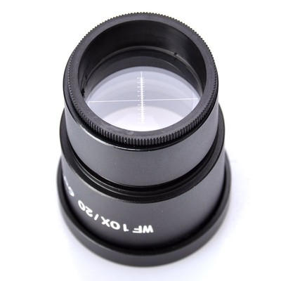 1PC WF10X 20mm Widefield Eyepiece High Eyepoint Microscope Eyepiece Reticle 30mm
