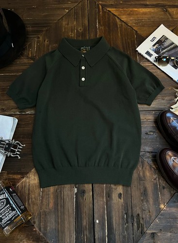 Herren im Sommer gestricktes Baumwoll-Kurzarm-Vintage-Casual-Poloshirt - Bild 6 von 25