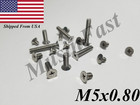 M5-0.8mm Phillips Flat Head Countersunk Screw Stainless Steel 18-8 (A2)