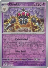 CLAYDOL 095/197 OBSIDIAN FLAMES POKEMON (REVERSE HOLO, NM)
