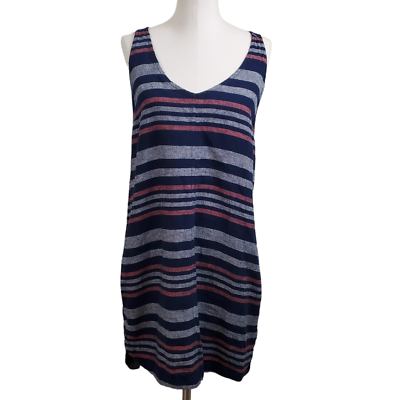 old navy linen blend shift dress Short-Sleeve Linen-Blend Mini Shift Dress