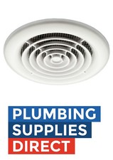 * HIB - Turbo Ceiling Fan In White HIB 33500 Bathroom Extractor Fan