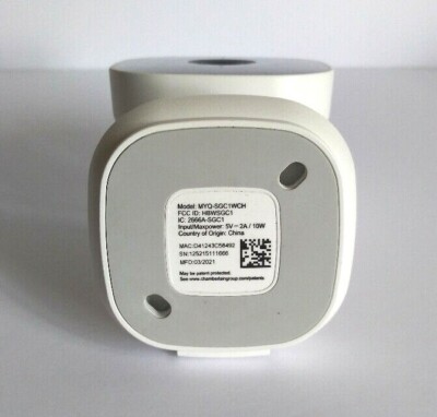 CÁMARA DE SEGURIDAD Chamberlain MyQ Smart Garage HD 1080p Interior Wi