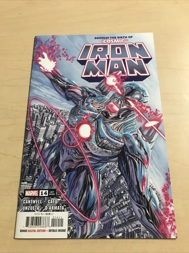 COSMIC IRON MAN #14 (-9.8) ALEX ROSS VARIANT COVER/ LGY #639/2021 Marvel Comics