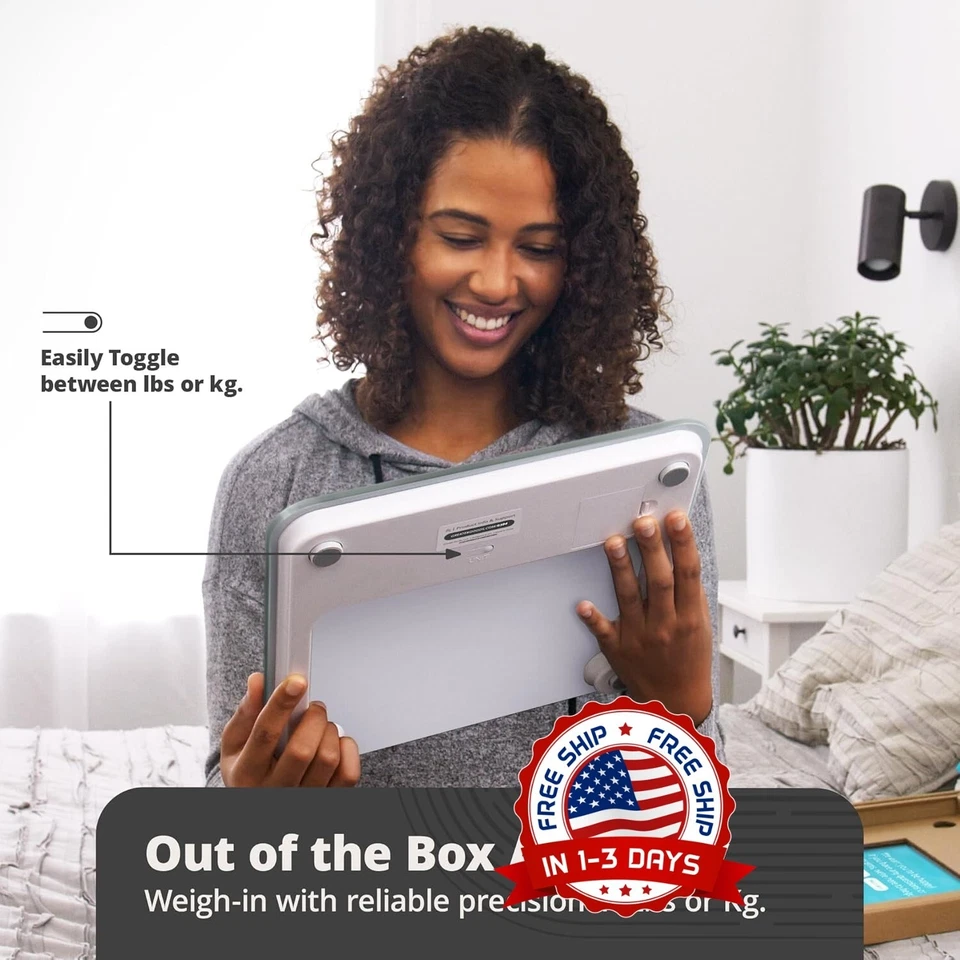 Pesas Digitales Bascula Digital Balanza De Peso Corporal Para Personas NUEVO US Foto 2 de 4