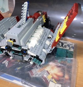 Lego Star Wars 8019 Republic Attack Shuttle 100% Complete Mace Windu Jedi Minifig