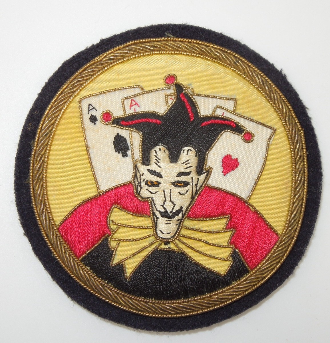 完全手描きパッチ■669th Bomb squadron WWII US Badge Patch 549th Bomb Squadron, 385th Bomb Group