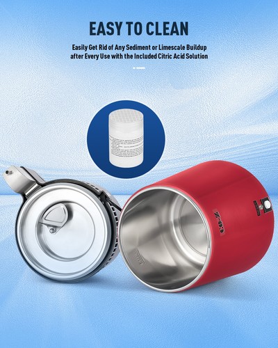 CO-Z 4L 750W Water Distiller Machine 304 Stainless Steel Purifier Distilling HOT - Picture 7 of 14