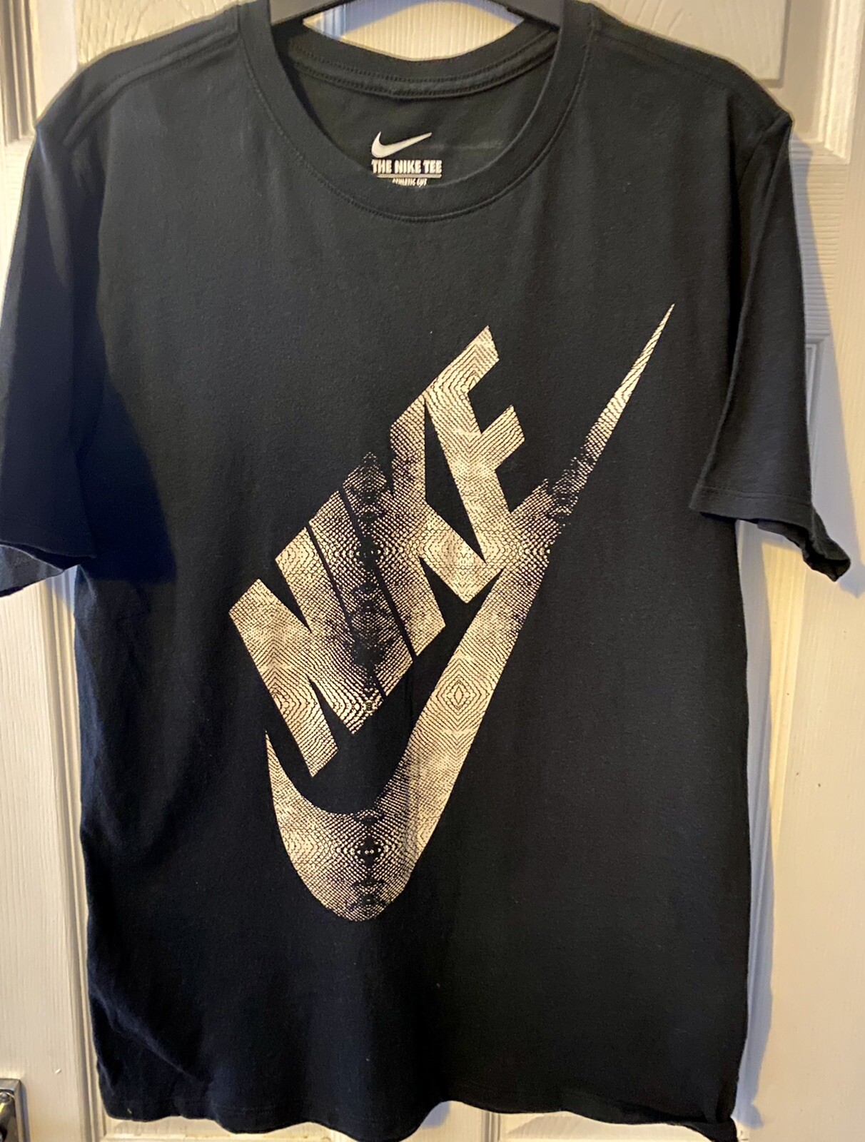 Retro Nike Tee Shirt - Fragmented Python Swoosh D… - image 1