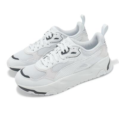 Puma Trinity White Grey Black Men Lifestyle Casual Shoes Sneakers 389289-38