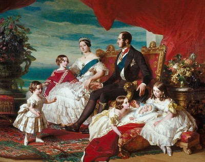 Family Of Queen Victoria By Franz Winterhalter Painting Paint By Numbers Kit DIY