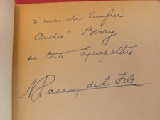 Robert Lacroix de L'Isle AUTOUR DES BERGES DE LA SEINE sent to André Berry! 