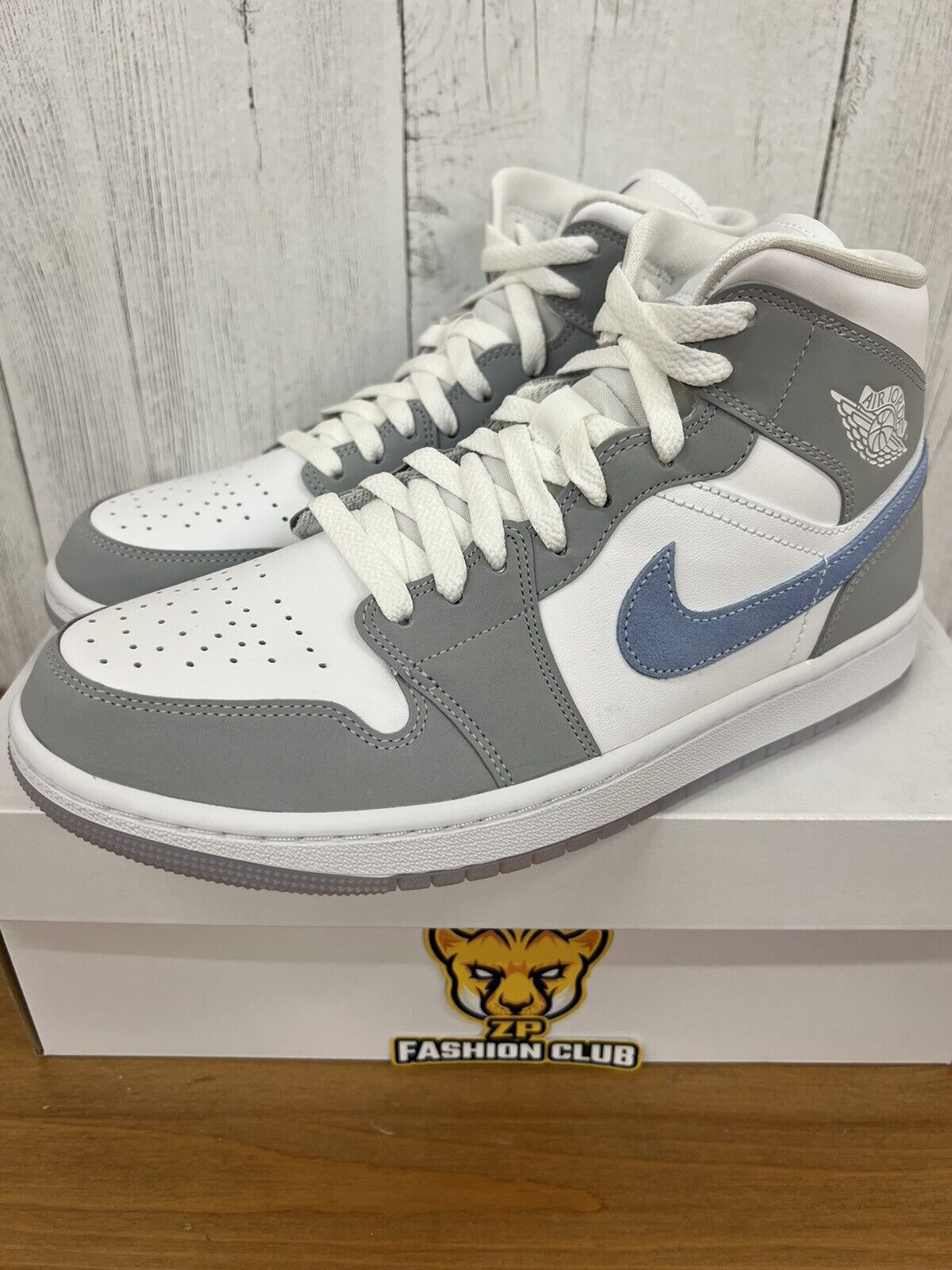 blue and white womens jordan 1