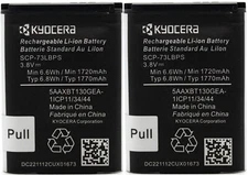 2X New Kyocera SCP-73LBPS Battery for Kyocera DuraXV Extreme E4810 E4811