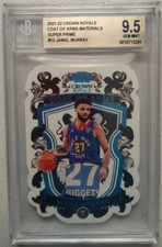 2021-22 Crown Royale Jamal Murray Coat Arms Game Prime Jersey 1/1